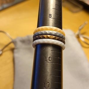 Set of 4 Silicone Rings